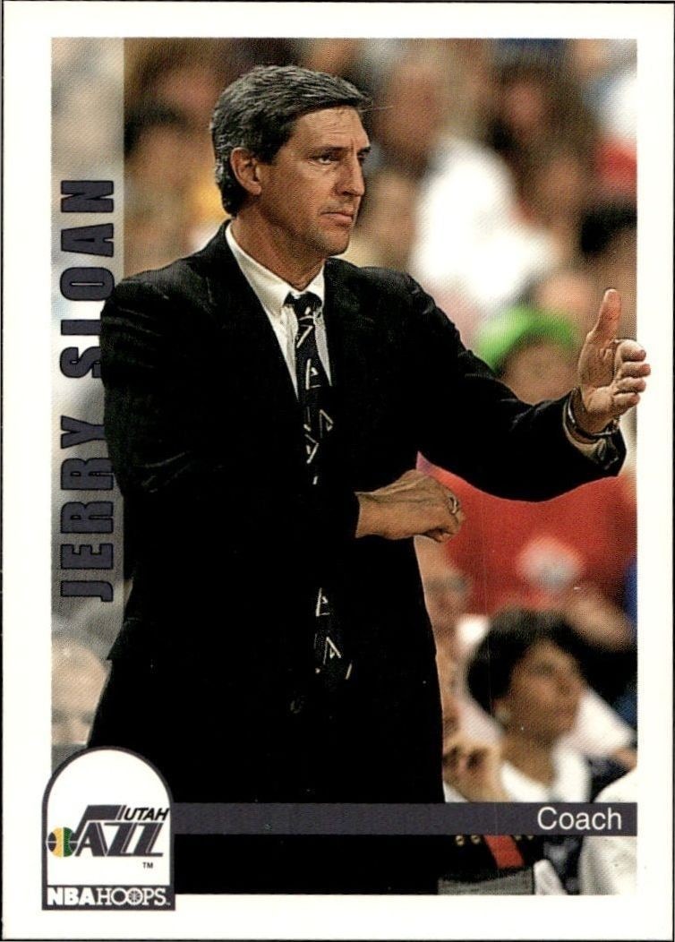 1992-93 Skybox NBA Hoops Jerry Sloan #264 trading card