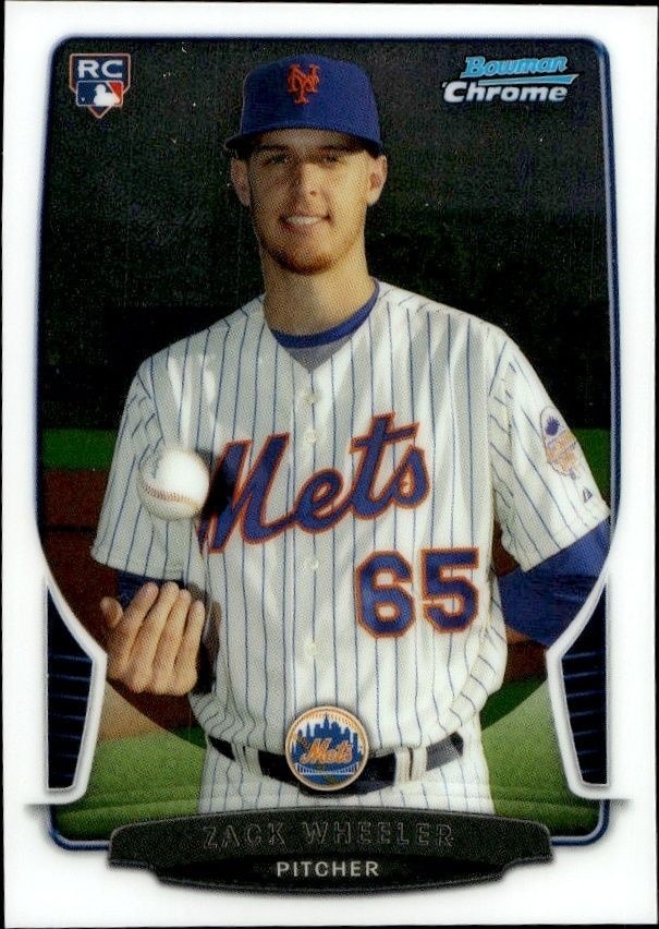 2013 Bowman Chrome Zack Wheeler #329 trading card
