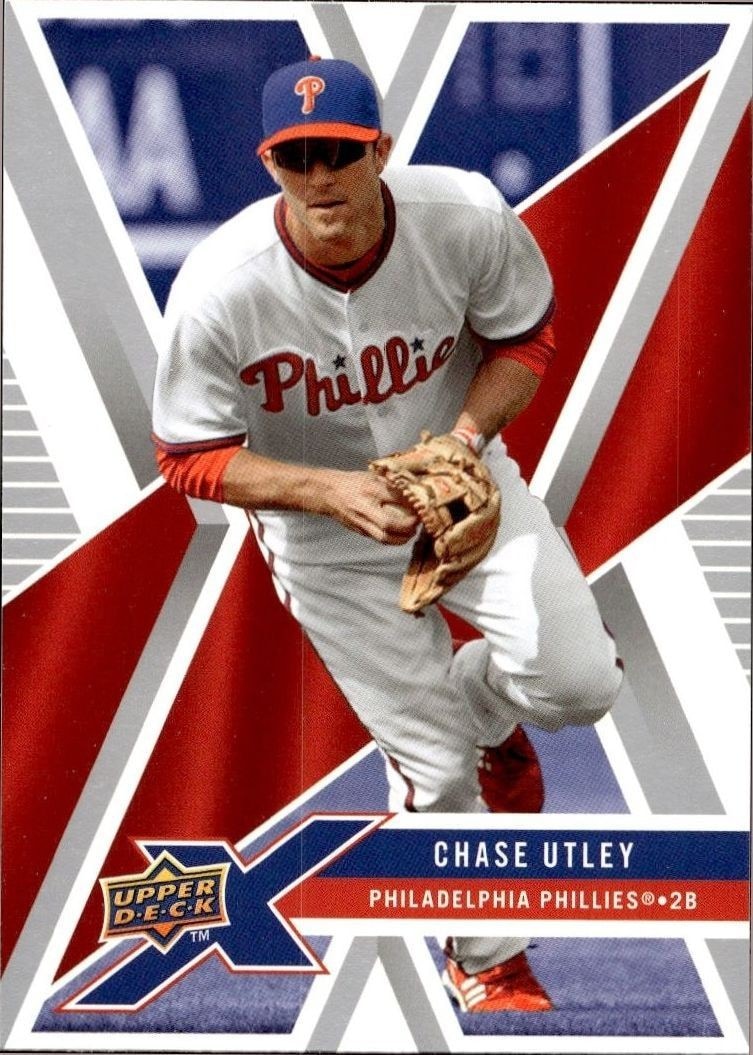 2008 Upper-Deck X Chase Utley #77 trading card