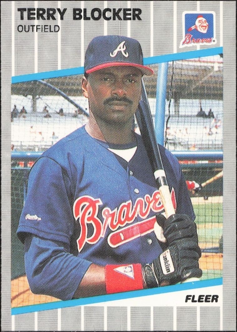 1989 Fleer Terry Blocker #589 trading card