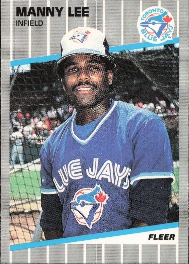 1989 Fleer Manny Lee #238 trading card