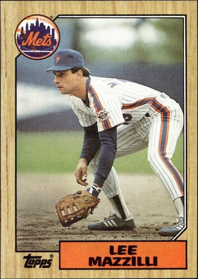 1987 Topps Lee Mazzilli #198 trading card