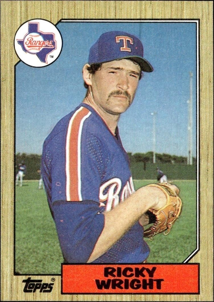 1987 Topps Ricky Wright #202 trading card