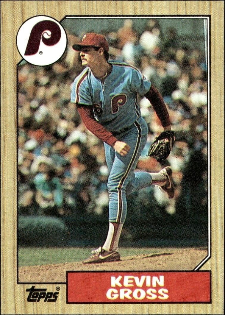1987 Topps Kevin Gross #163 trading card