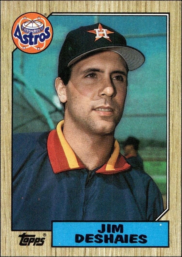 1987 Topps Jim Deshaies #167 trading card