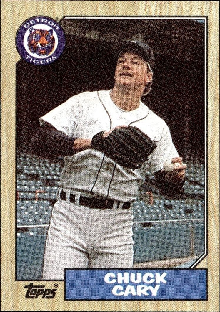 1987 Topps Chuck Cary #171 trading card