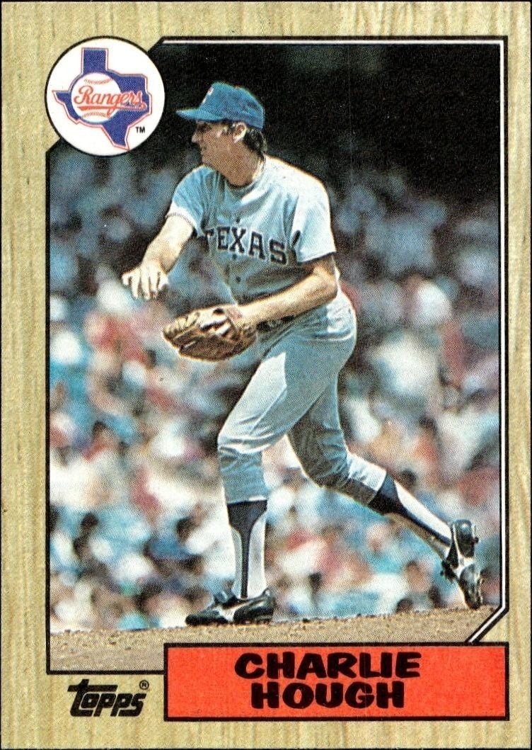 1987 Topps Charlie Hough #70 trading card