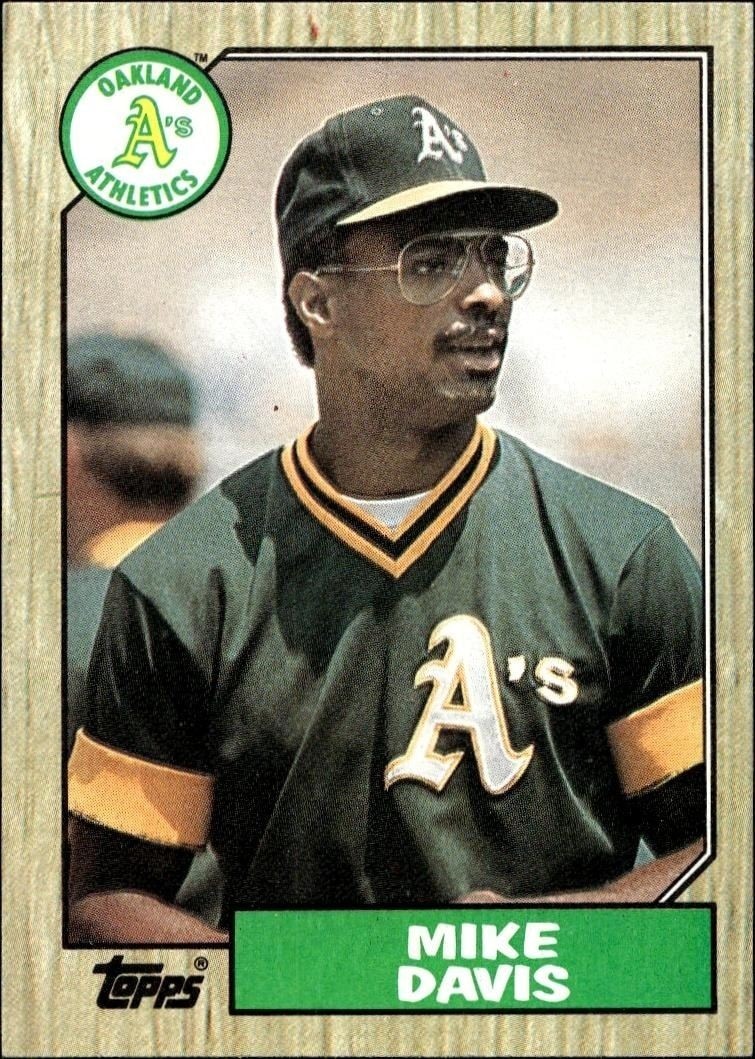 1987 Topps Mike Davis #83 trading card