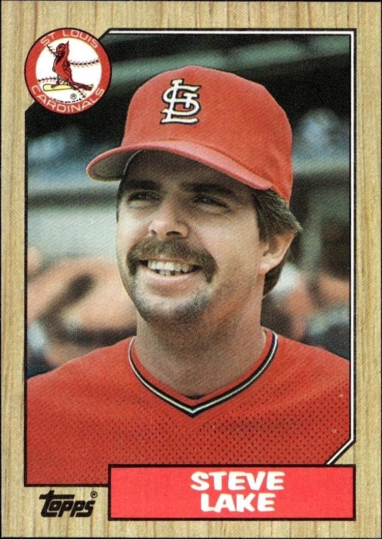 1987 Topps Steve Lake #84 trading card