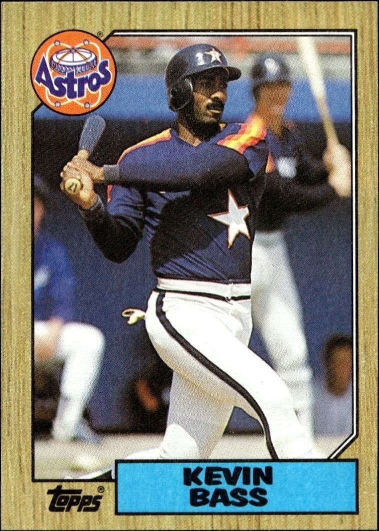 1987 Topps Kevin Bass #85 trading card