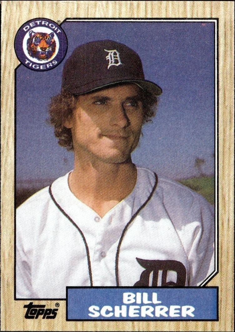 1987 Topps Bill Scherrer #98 trading card