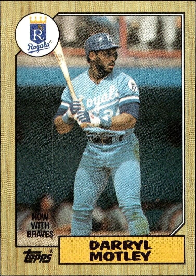 1987 Topps Darryl Motley #99 trading card