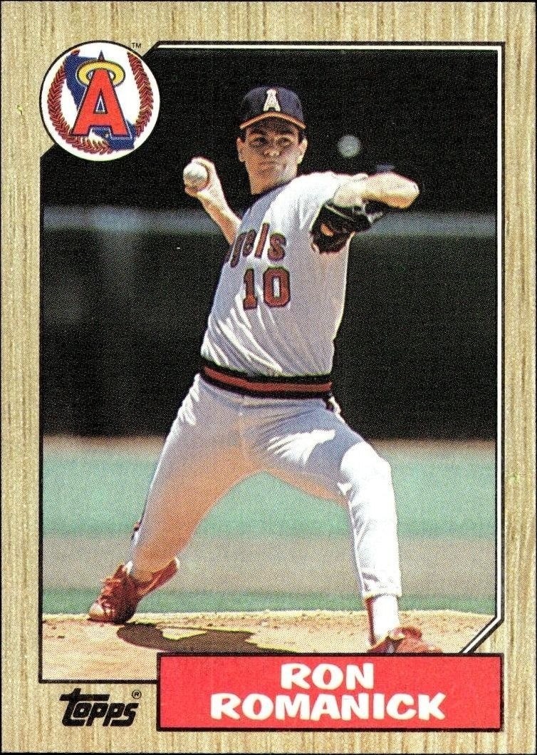1987 Topps Ron Romanick #136 trading card