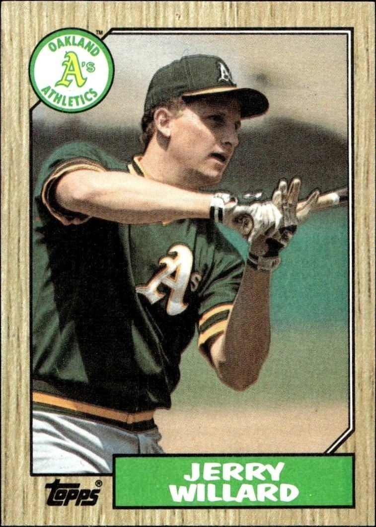 1987 Topps Jerry Willard #137 trading card