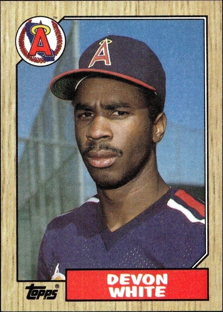 1987 Topps Devon White #139 trading card