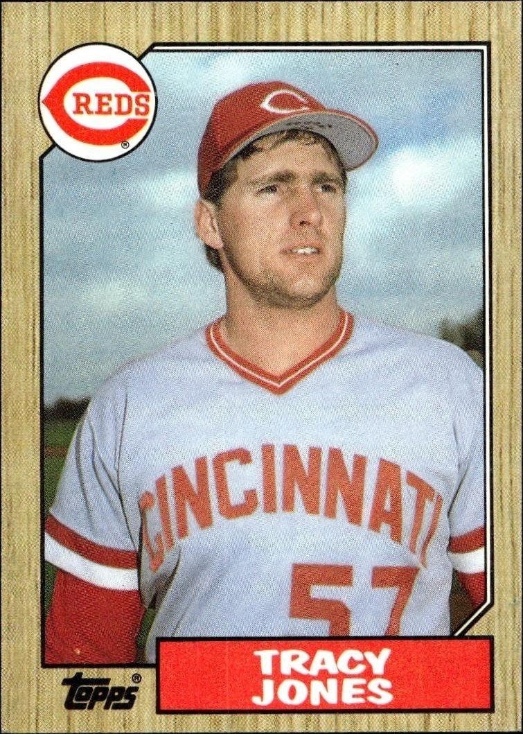 1987 Topps Tracy Jones #146 baseball trading card front