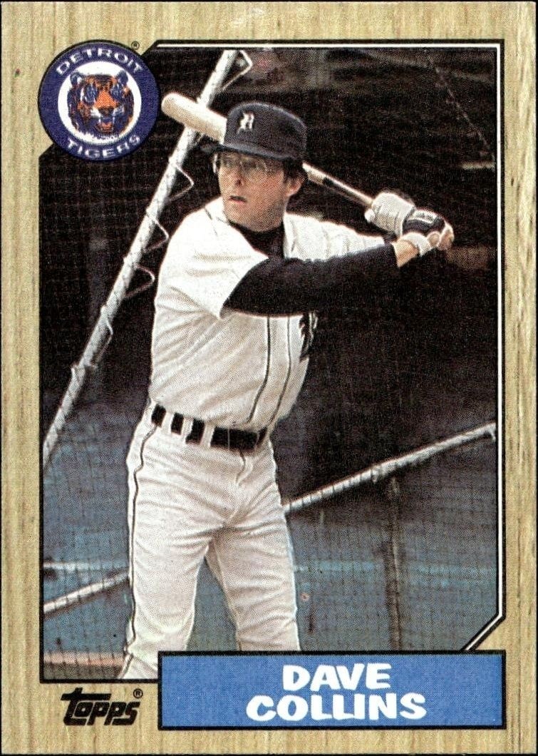 1987 Topps Dave Collins #148 trading card