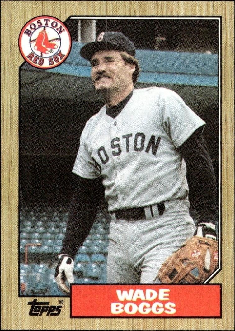1987 Topps Wade Boggs #150 trading card