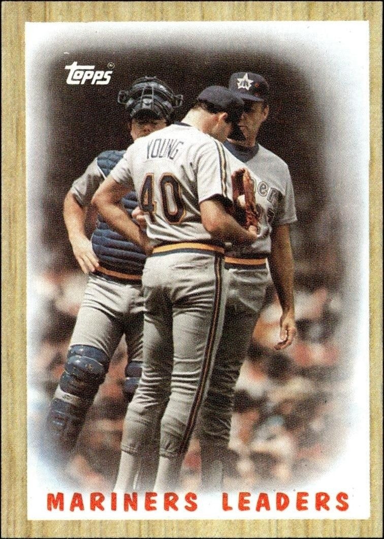 1987 Topps Seattle Mariners #156 trading card