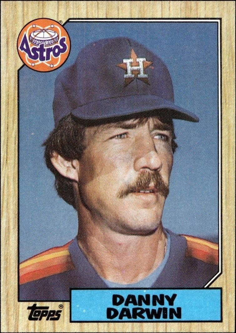 1987 Topps Danny Darwin #157 trading card