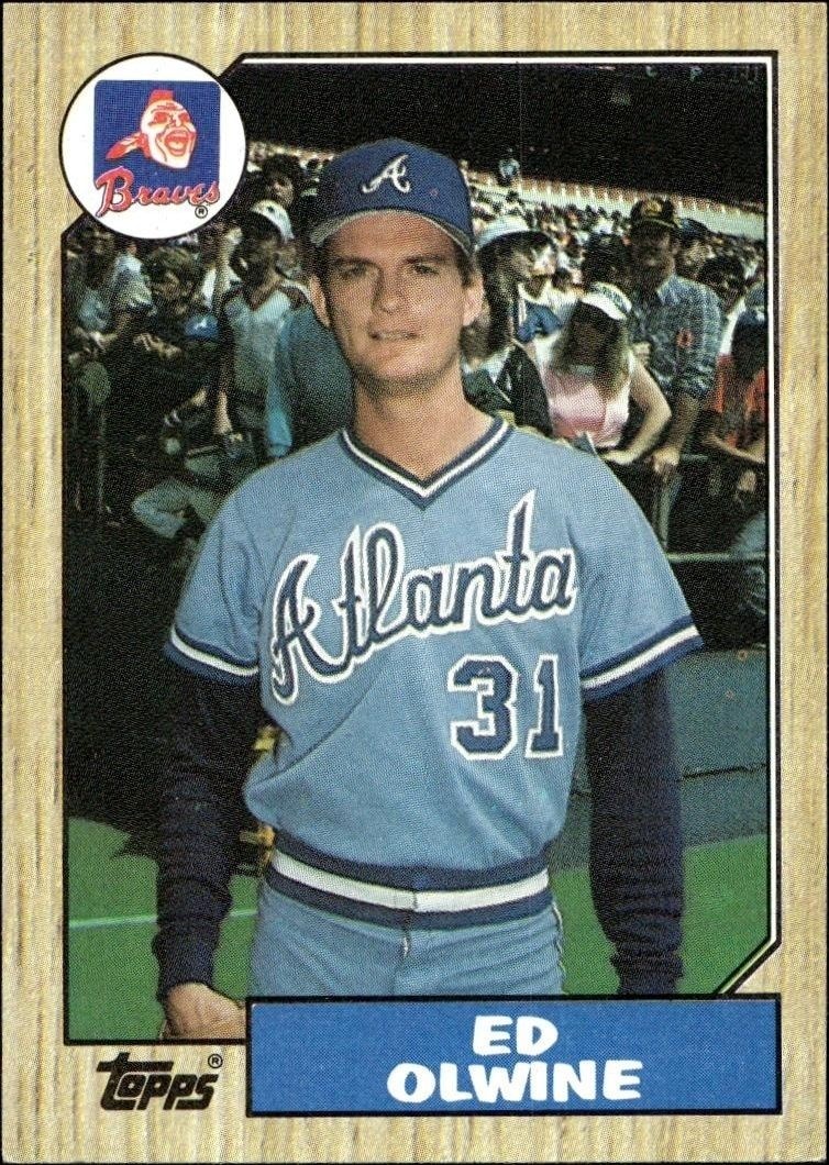 1987 Topps Ed Olwine #159 trading card