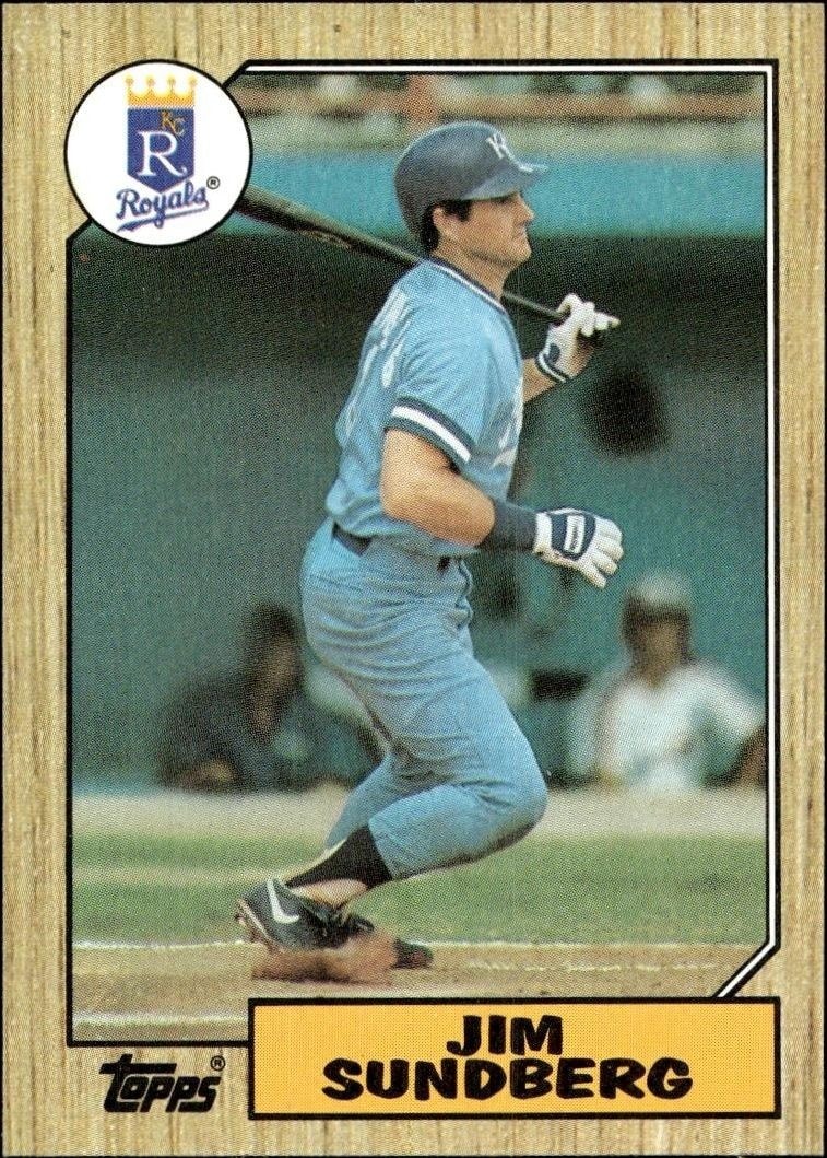 1987 Topps Jim Sundberg #190 trading card