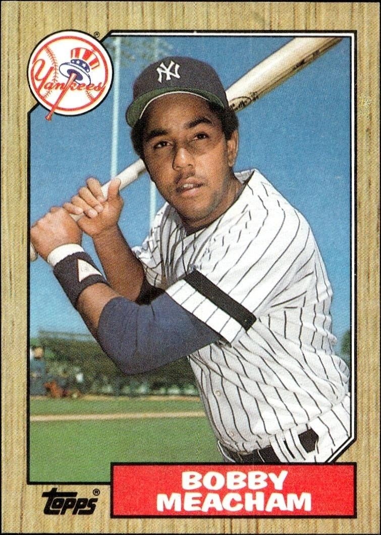 1987 Topps Bobby Meacham #62 trading card