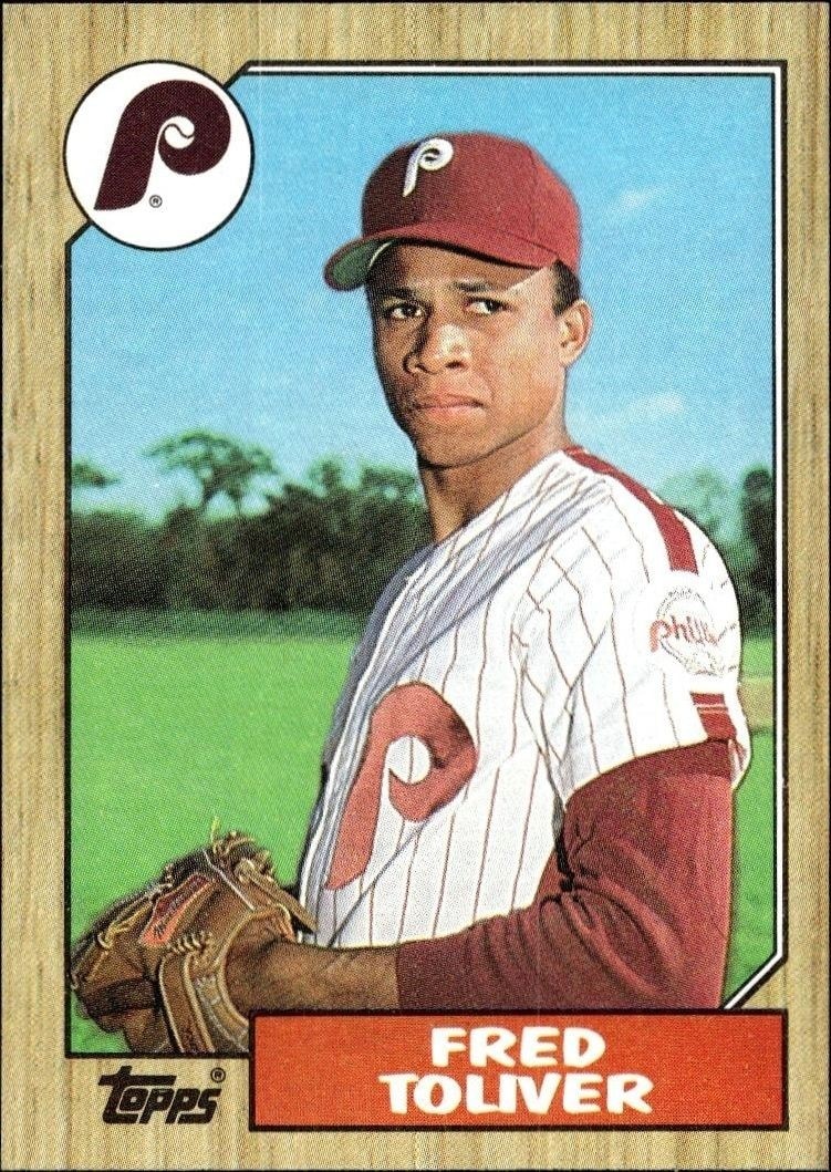 1987 Topps Fred Toliver #63 trading card
