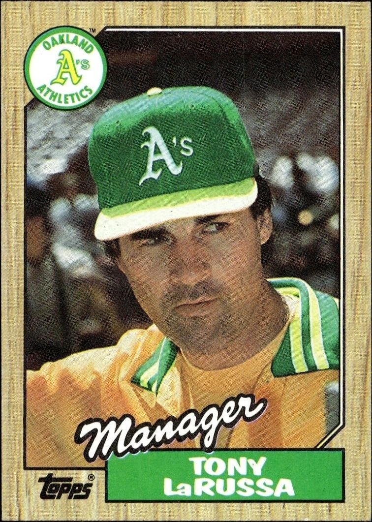 1987 Topps Tony LaRussa #68 trading card