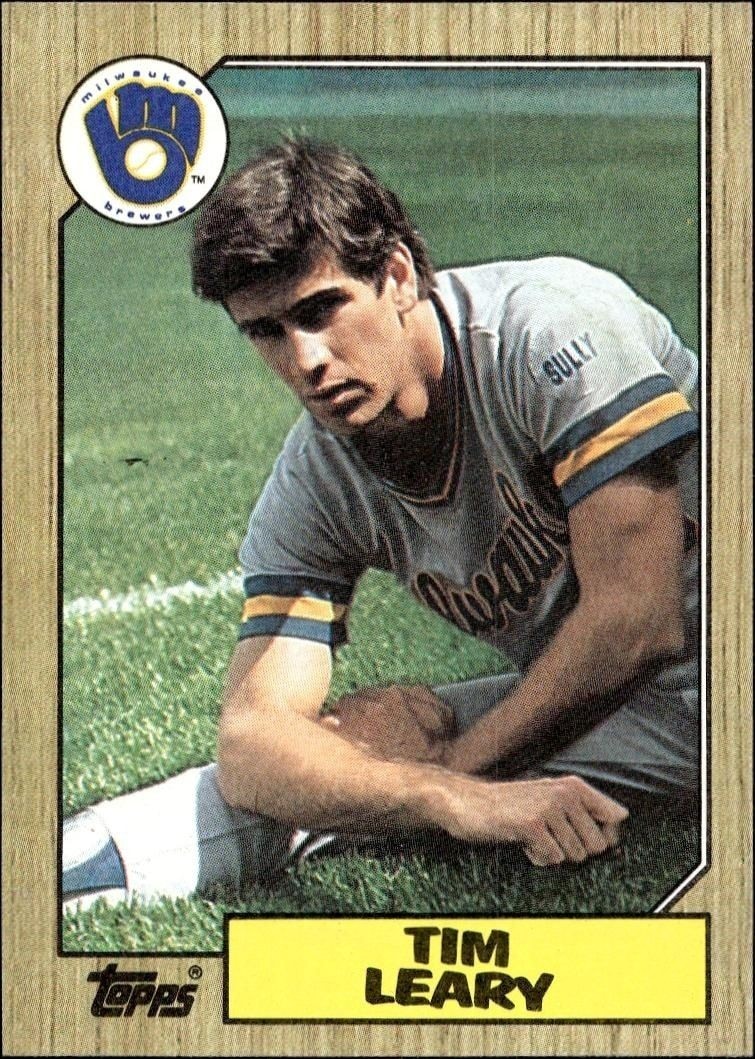 1987 Topps Tim Leary #32 trading card