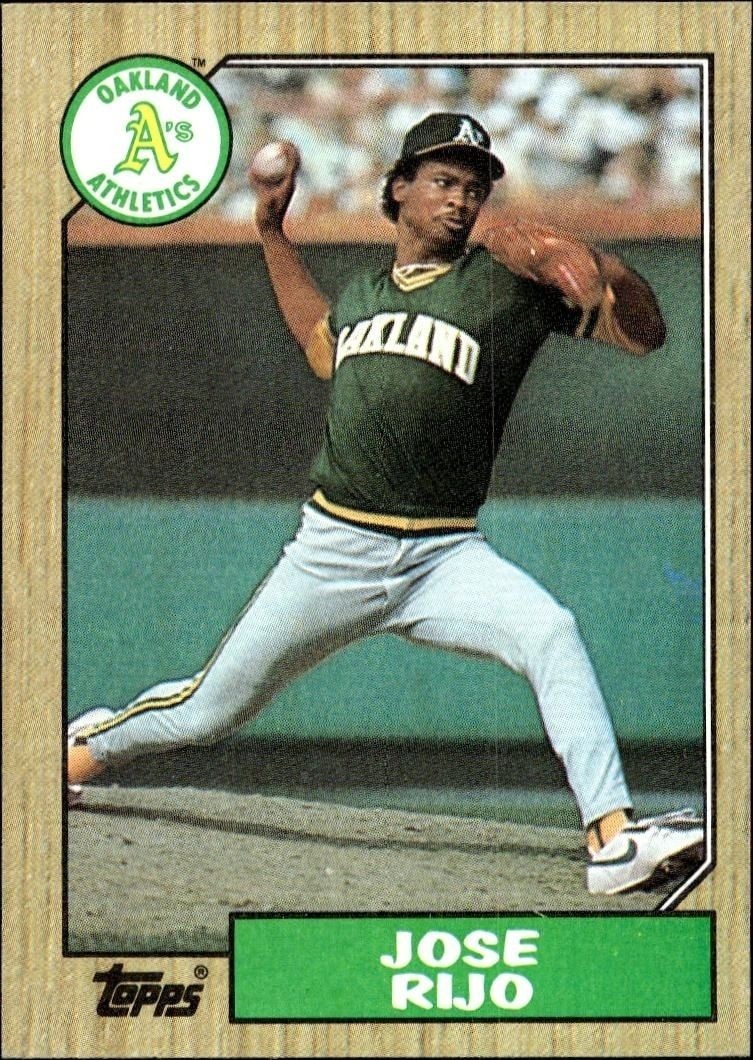 1987 Topps Jose Rijo #34 trading card
