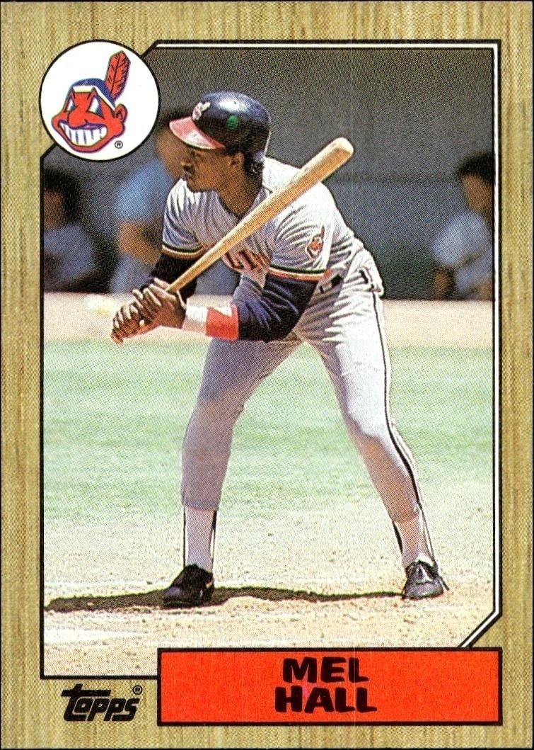 1987 Topps Mel Hall #51 trading card