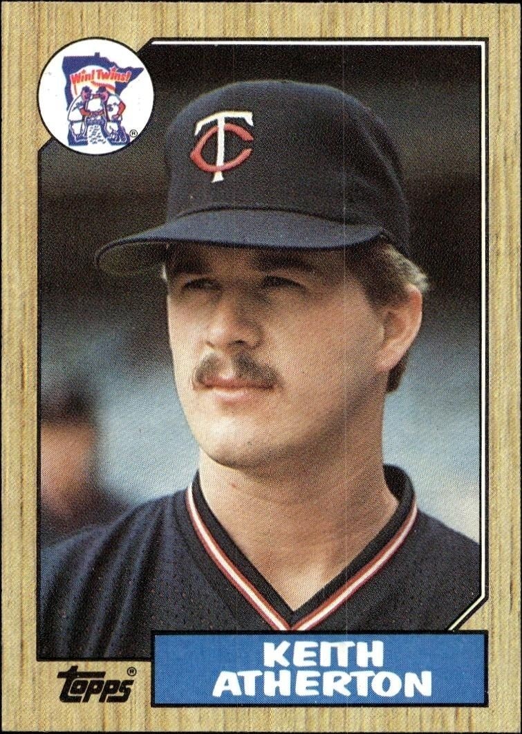 1987 Topps Keith Atherton #52 trading card