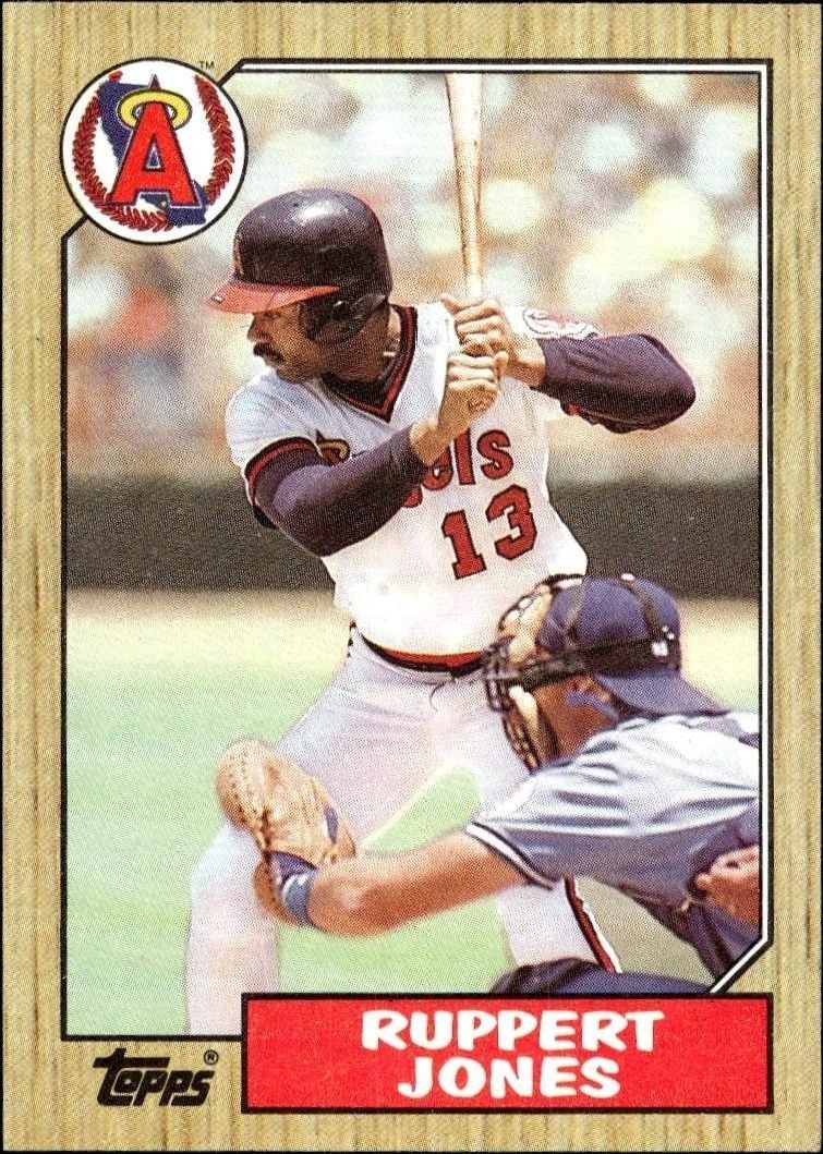 1987 Topps Ruppert Jones #53 trading card