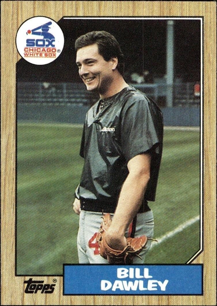 1987 Topps Bill Dawley #54 trading card