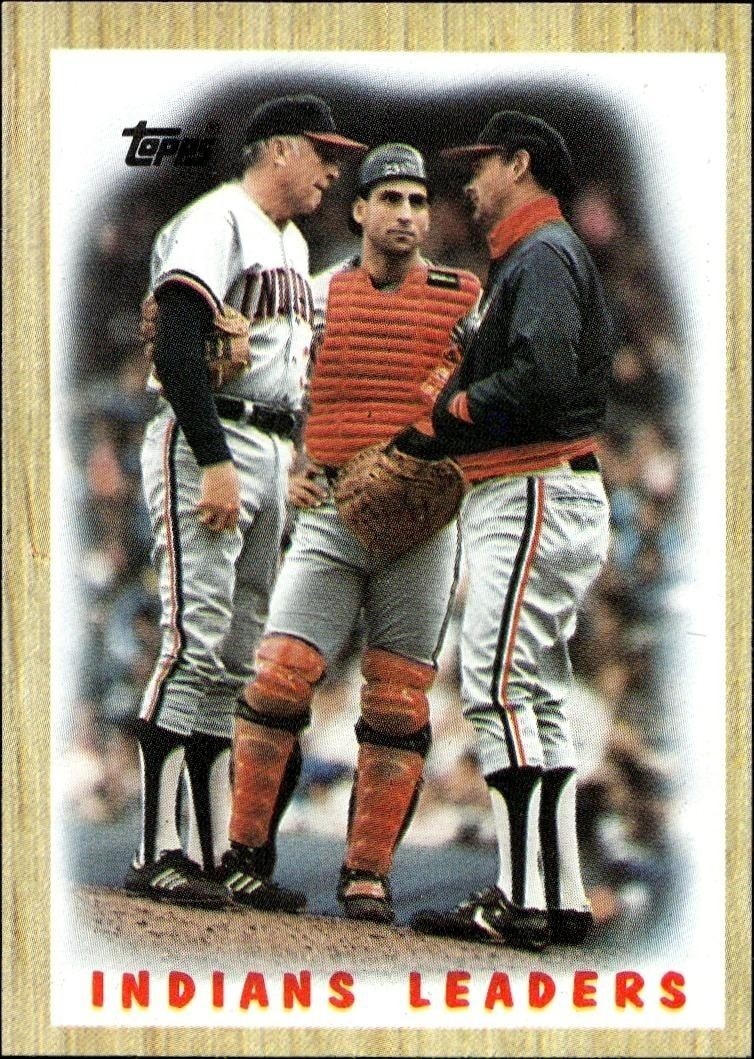 1987 Topps Cleveland Indians #11 trading card