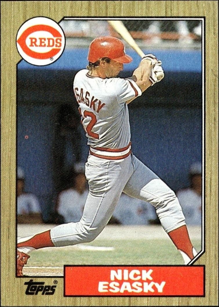 1987 Topps Nick Esasky #13 trading card