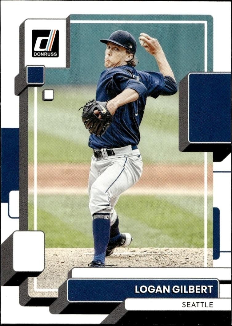 2022 Panini Donruss Logan Gilbert #198 trading card