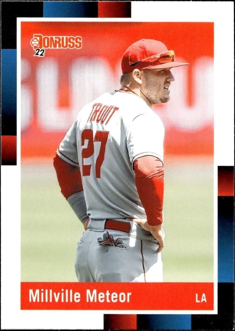 2022 Panini Donruss Mike Trout #265 trading card