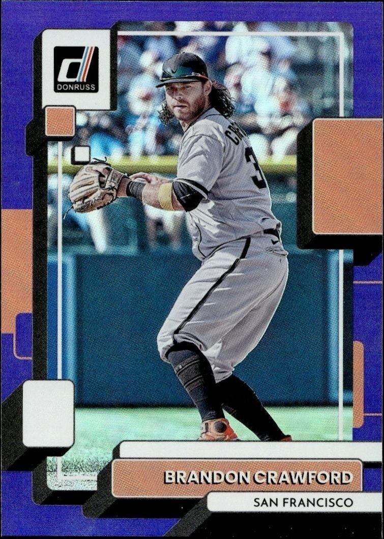 2022 Panini Donruss Brandon Crawford #191 baseball trading card front