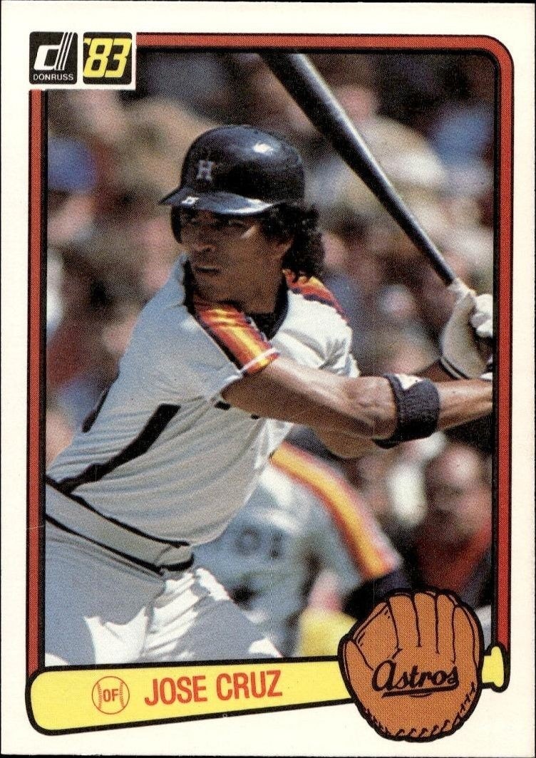 1983 Donruss Jose Cruz #41 trading card