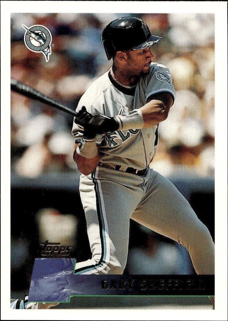 1996 Topps Series 1 Gary Sheffield #80 trading card