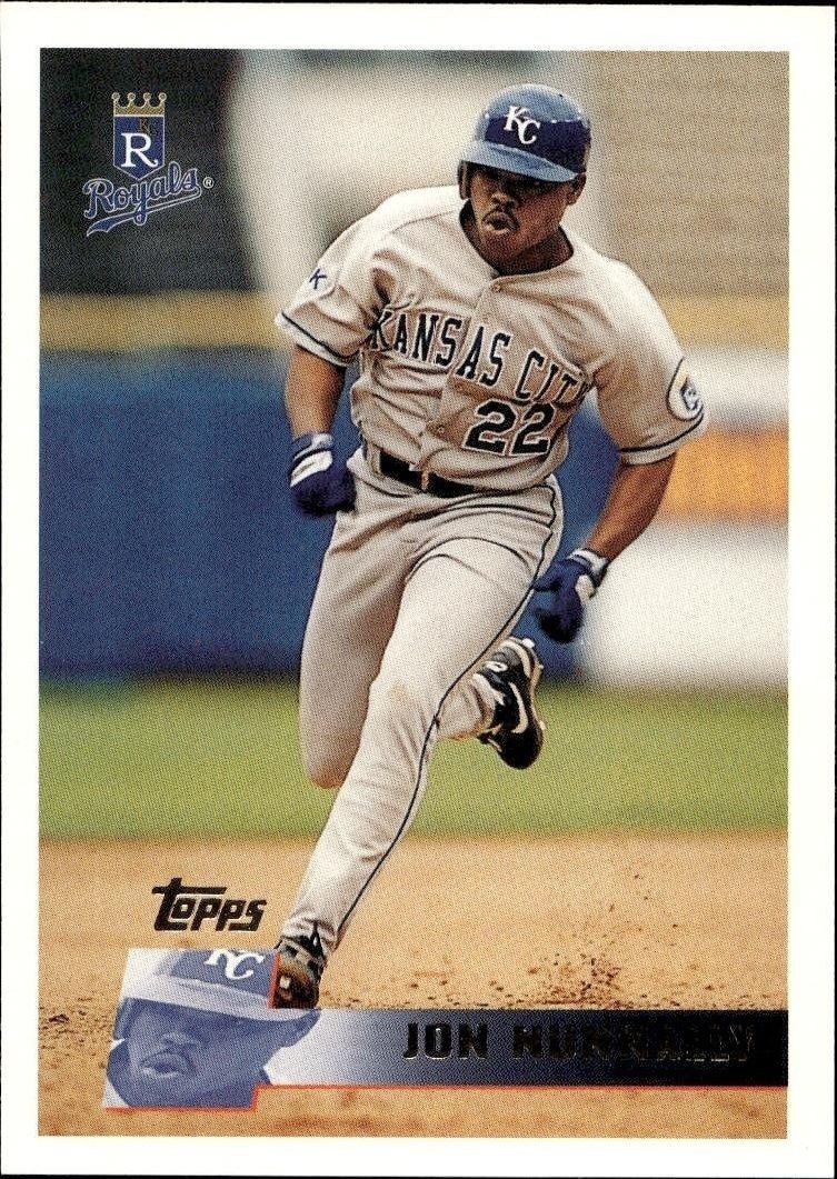 1996 Topps Series 1 Jon Nunnally #137 trading card