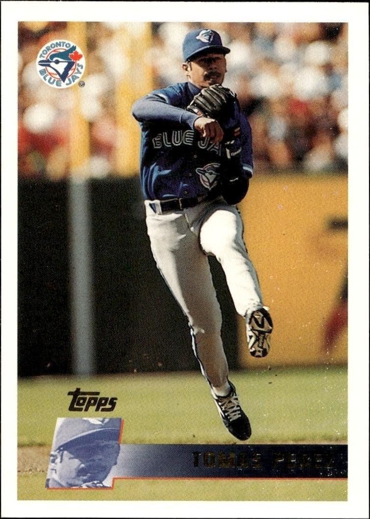 1996 Topps Series 1 Tomas Perez #106 trading card