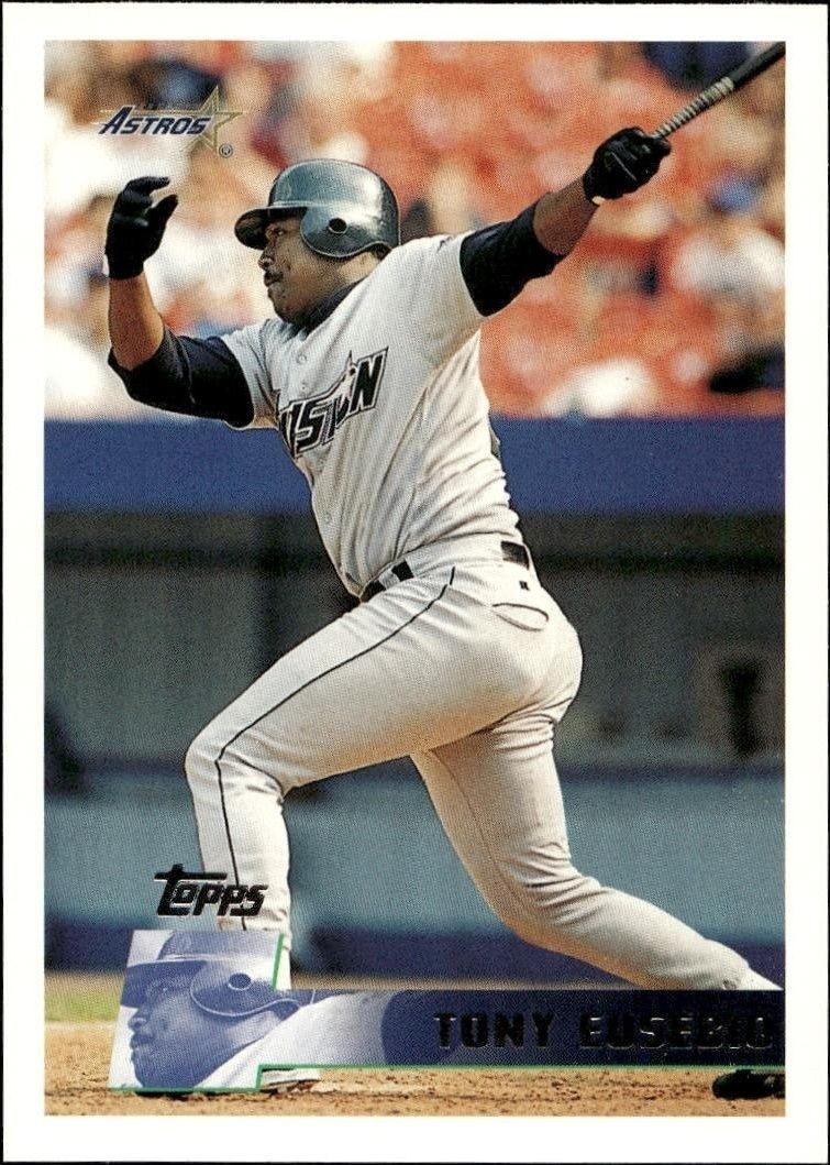 1996 Topps Series 1 Tony Eusebio #46 trading card