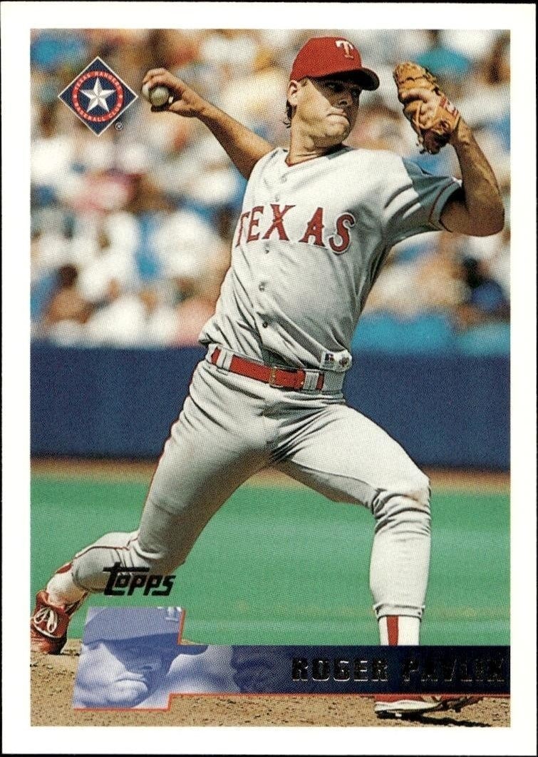 1996 Topps Series 1 Roger Pavlik #79 trading card