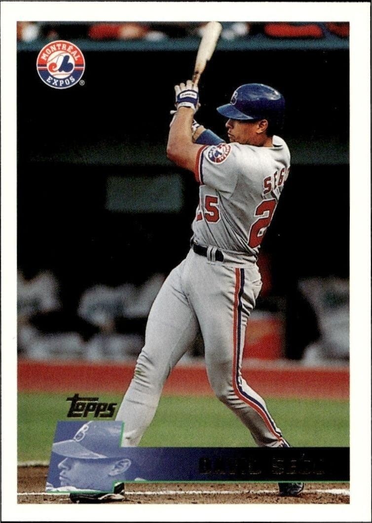 1996 Topps Series 1 David Segui #151 trading card