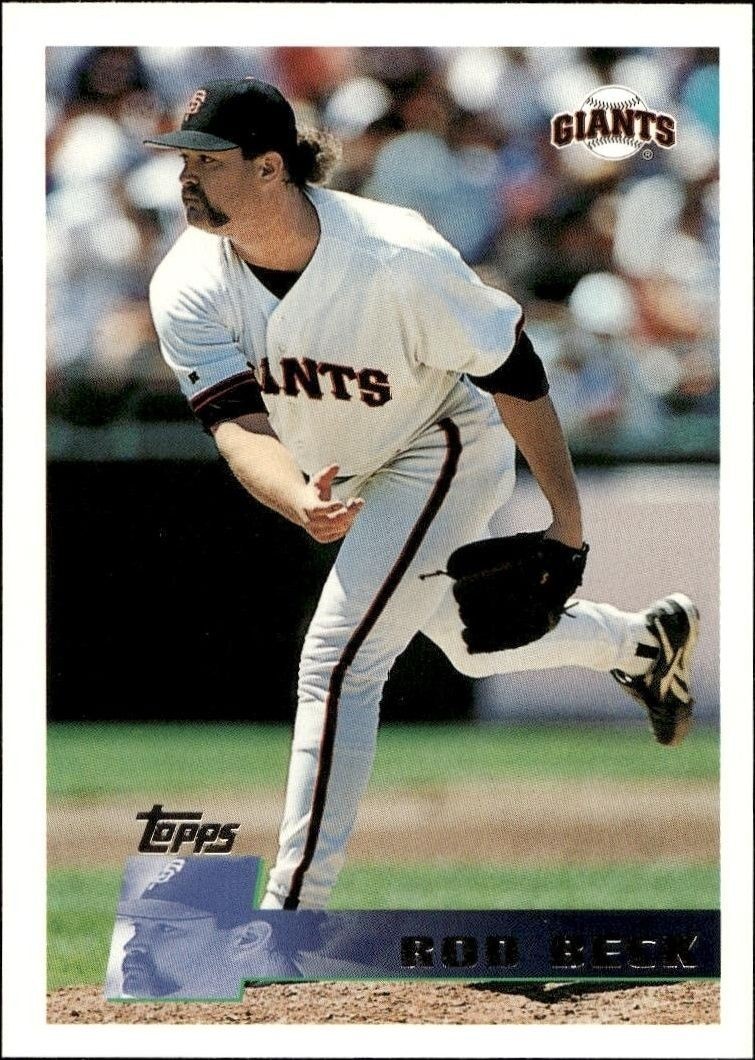 1996 Topps Series 1 Rod Beck #201 trading card