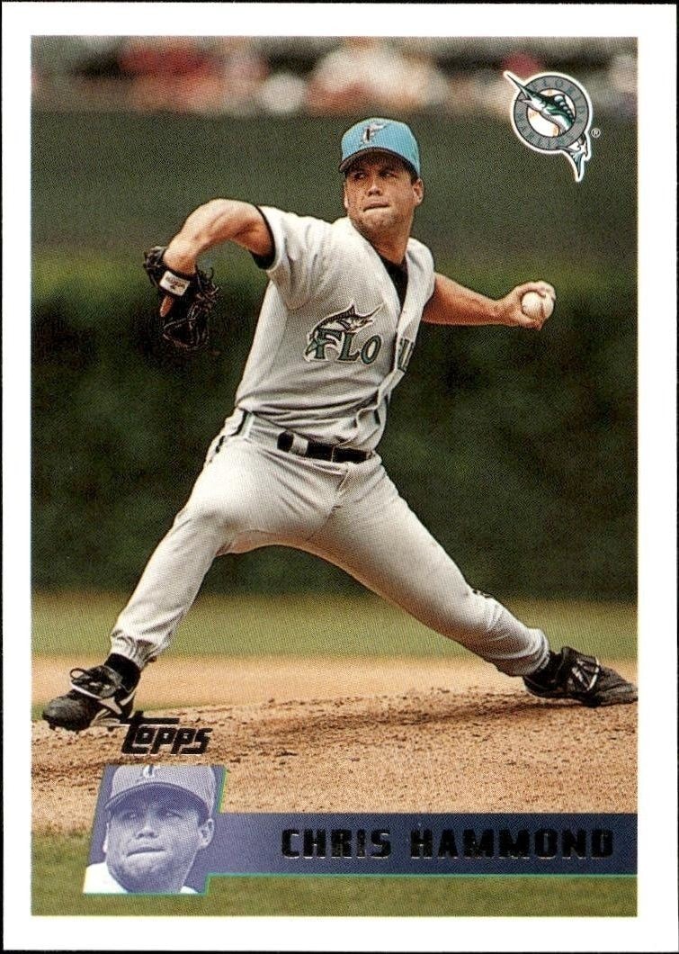1996 Topps Series 2 Chris Hammond #374 trading card
