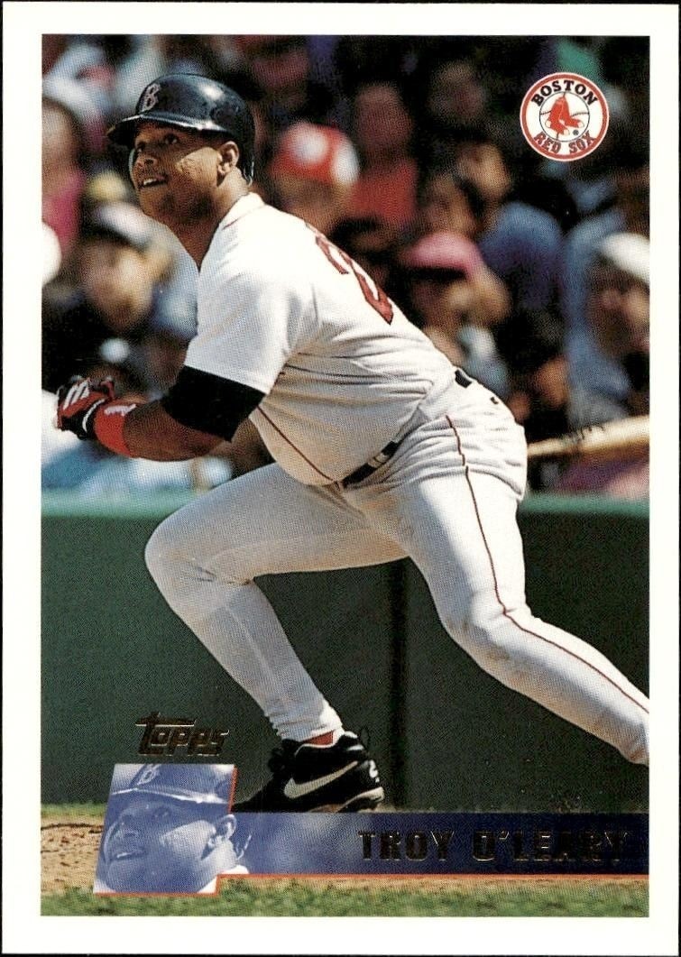 1996 Topps Series 1 Troy O'Leary #91 trading card